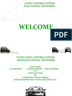 Welcome: Fuzzy Logic Control System Artificial Neural Networks