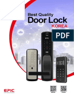 Best Quality Digital Door Locks from South Korea Manufacturer EPIC Systems