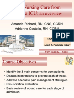 Burn Nursing Care From Ems To Icu:: An Overview