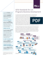 U.S. Programs BD GESI Two Pager