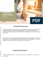 Corporate Governance: PK Thomas