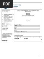 SickTest - S1 - 2019 - Memorandum