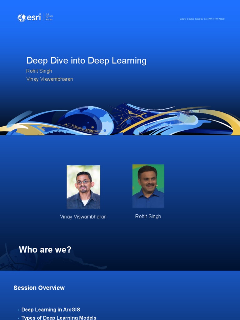 Deep Dive Into Deep Learning PDF Arc Gis Deep Learning
