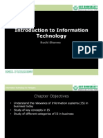 Introduction To Information Technology: Ruchi Sharma Ruchi Sharma
