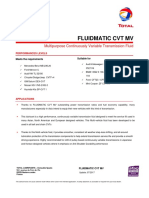 Fluidmatic CVT MV: Multipurpose Continuously Variable Transmission Fluid