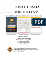 Proposal Usaha Parkir Online PDF