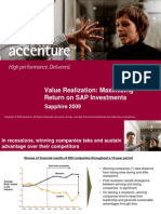 Value Realization: Maximizing Return On SAP Investments: Sapphire 2009
