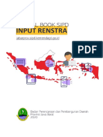 Pengisian Renstra Oleh Akun Kepala OPD Panduan Input SIPD PDF