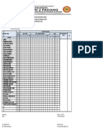 Format Daftar Nilai