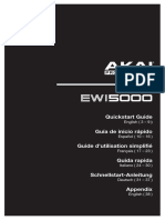Quickstart Guide for EWI5000 Wireless Instrument