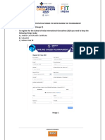 Registration and Tournament Steps - Chessathon 101020 PDF