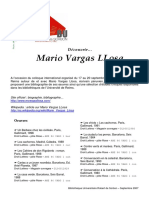 2007-09-03 Bibliographie Vargas Llosa