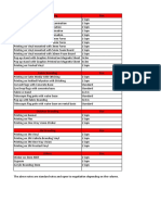 Rate Card - Digital Printing Qatar