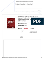 WFCM Wood Frame Construction Manual For One-And Two-Family Dwellings and WFCM Commentary, 2018 Edition