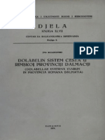 Dolabelin Sistem Cesta U Rimskoj Provinciji Dalmaciji, Bojanovski, I PDF