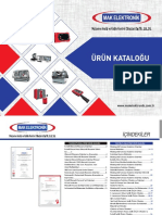 MAK ELEKTRONİK Tahribatlı Ve Tahribatsız Muayene Ürünleri Kataloğu PDF