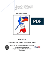 Modyul 16 - Ang Pag-Unlad NG Nasyonalismo PDF