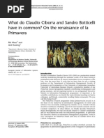 What Do Claudio Ciborra and Sandro Botticelli Have in Common?