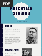 1a - Brechtian Staging