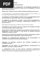 Download TOPIC FOR PROJECT AND SEMINAR by Lawal Musibaudeem Obafemi SN49143262 doc pdf