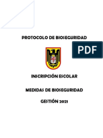 PROTOCOLO DE BIOSEGURIDAD INSCRIPCION ESCOLAR 2021 Desbloqueado
