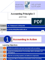 Accounting Principles I: ACCT 111