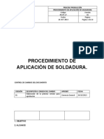 PR-PP-27 Procedimiento de Aplicación de Soldadura