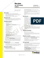 Weber - Kol XL Flex Plus - Teknik Bilgi Föyü PDF