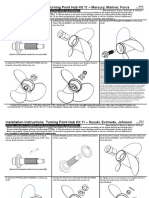 Installation Instructions Turning Point Hub Kit 11 - Mercury, Mariner, Force