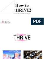 How to THRIVE! Learning through Productive Struggle