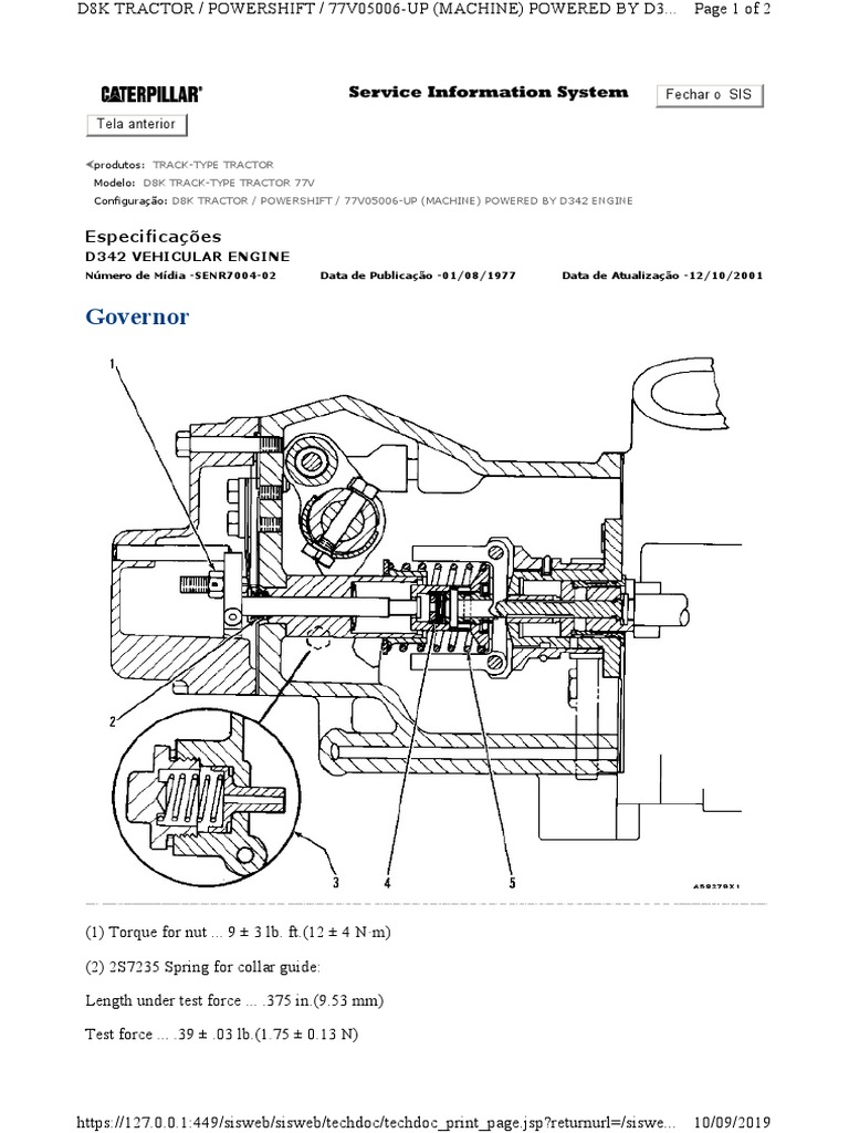 D342 Engine Specifications Overview | PDF