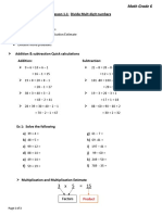 Lesson 1.1 Mult-Digit Division