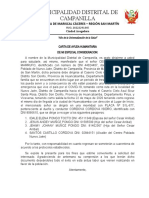 Carta de ayuda humanitaria para traslado de familia en emergencia COVID-19