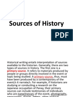Topic 2 Sources of History