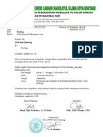 Surat Permohonan Pelaksanaan Acara