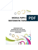 Modul PDPR Tahun 1 Matematik
