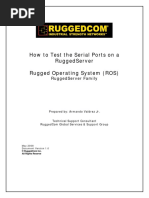 RuggedCom - Testing Serial Ports On A RuggedServer v1.0