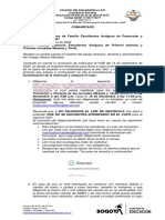 COMUNICADO ESTUDIANTES ANTIGUOS PREESCOLAR Y PRIMARIA COL NELSON MANDELA AÑO 2021 Versión Final