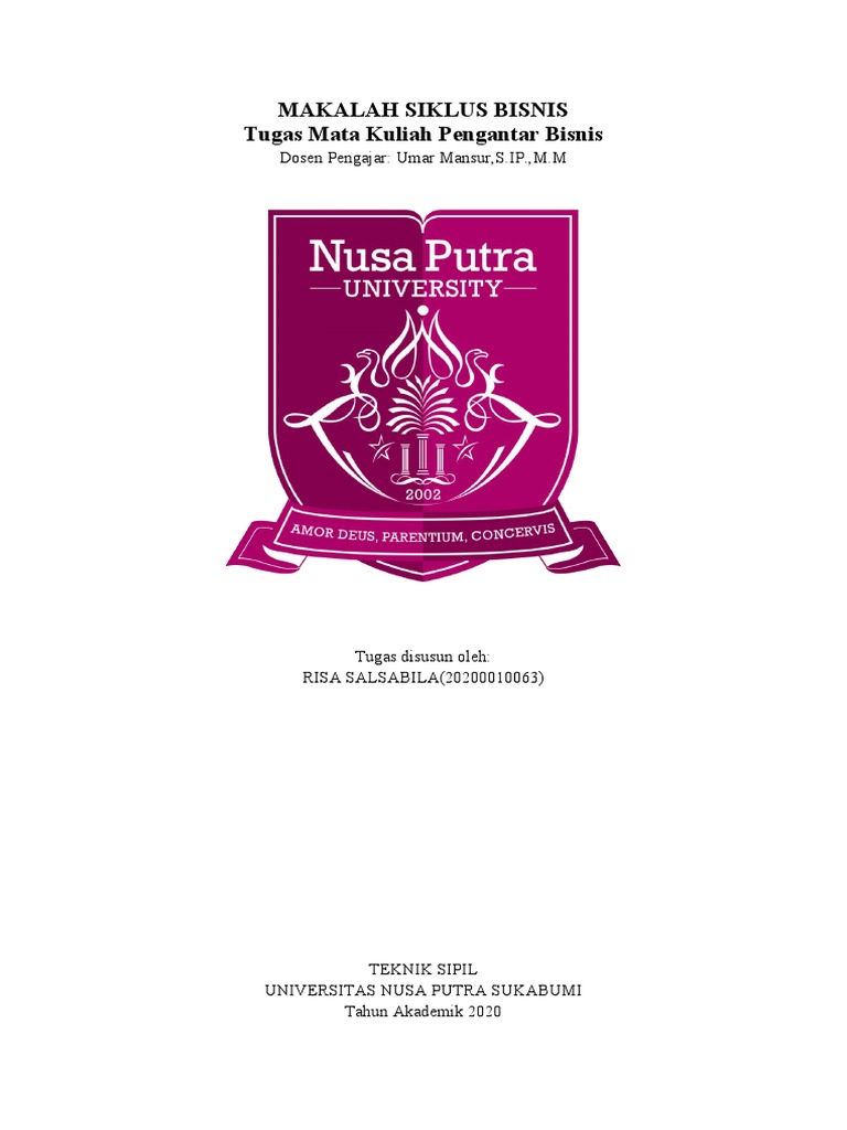 Makalah Tentang Siklus Bisnis | PDF