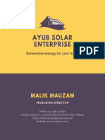Ayub Solar Enterprise