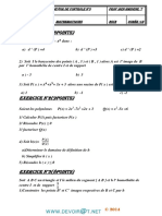 Devoir de Contrôle N°3 - Math - 2ème Sciences (2013-2014) Mr ben hmidene  2