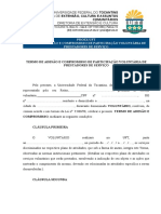 TERMO DE ADESÃO E COMPROMISSO DE PARTICIPAÇÃO VOLUNTÁRIA DE PRESTADORES DE SERVIÇO.doc