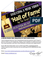 AnalyzingAMusicVideo-1 - Hall of Fame