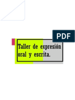 TALLER DE EXPRESION ORAL Y ESCRITA (2)