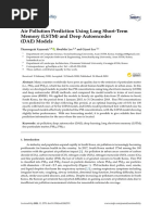 Air Pollution Prediction Using Long Short-Term Memory (LSTM) and Deep Autoencoder (DAE) Models