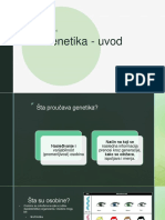 Genetika - Uvod PDF