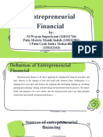 Entrepreneurial Financial