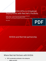 Utilizing Nvidia Gpus in Virtualized Deployments With Red Hat'S Portfolio