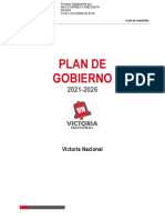 Plan de Gobierno de Victoria Nacional (2021-2026)
