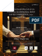 Nyayshastram-Pratap & Co. National Matrimonial Moot Court Competition, 2021 (Virtual)